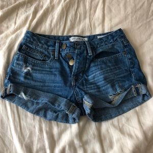 Girlfriend jean shorts. Only worn a few times.